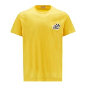 MONCLER Double Patch Logo-Appliquéd Cotton-Jersey T-shirt